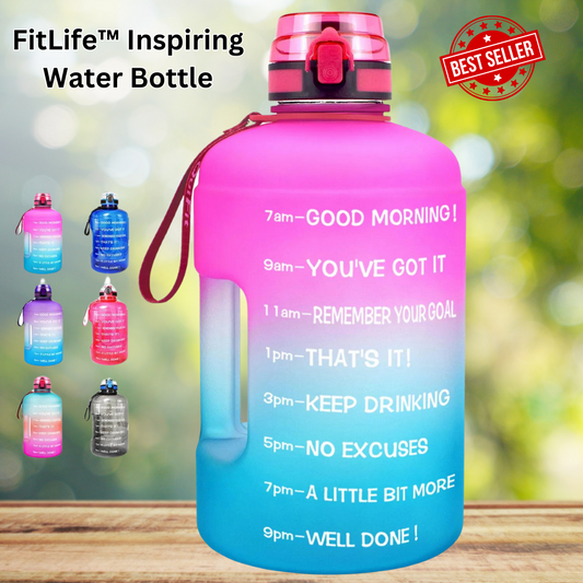 FitLife™ Inspiring Water Bottle