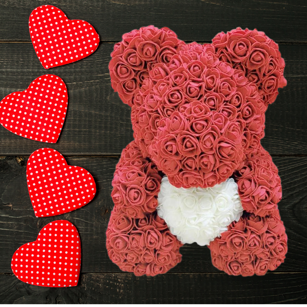 ForeverLove™ Eternal Rose Flower Bear