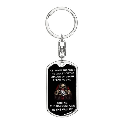 Baddest in the Valley | Military Chain Key Chain