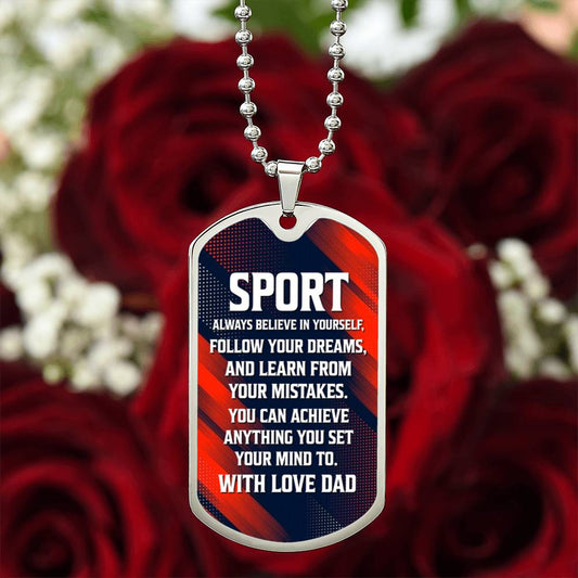 To Sport with Love | Military Chain Necklace
