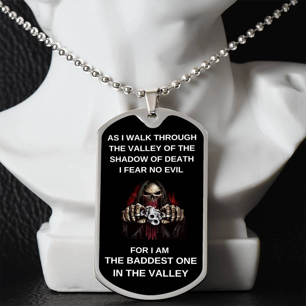 Baddest in the Valley | Military Chain Necklace