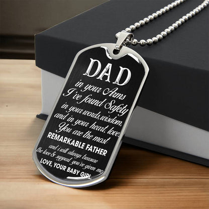 Remarkable Father| Military Chain Necklace