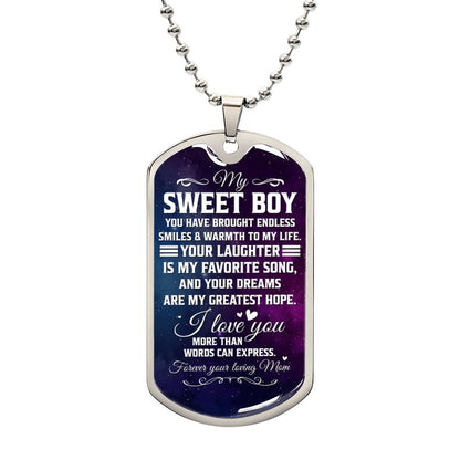 My Sweet Boy | Military Chain Necklace