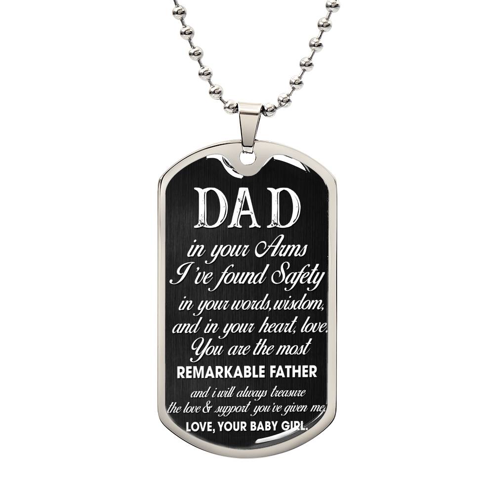 Remarkable Father| Military Chain Necklace