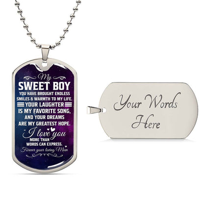 My Sweet Boy | Military Chain Necklace