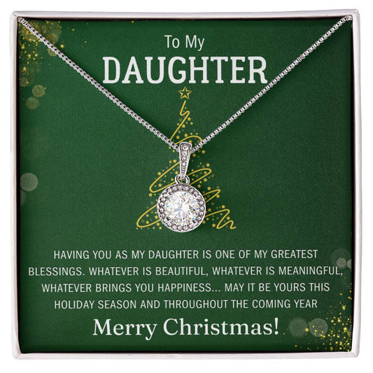 To My Daughter | Christmas Eternal Hope Necklace