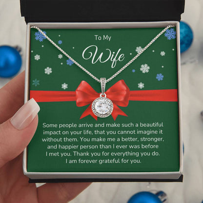 To My Wife | Christmas Eternal Hope Necklace