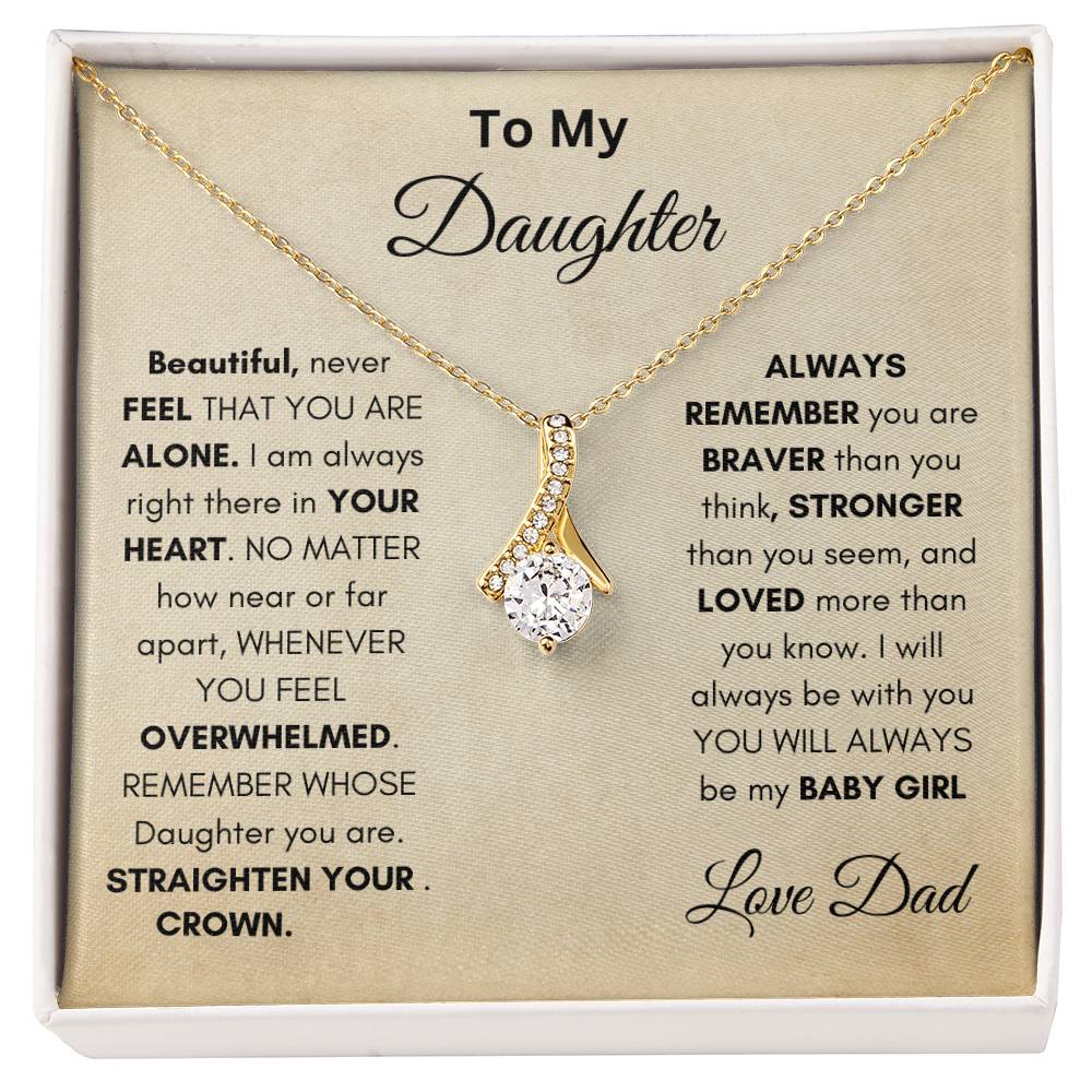 To My Daughter from Dad | Necklace