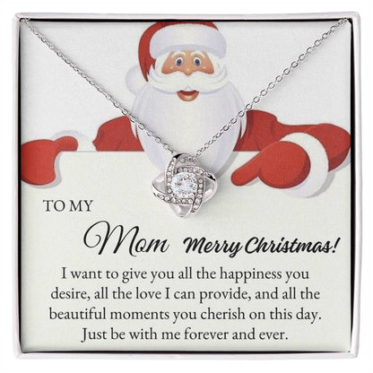 To My Mom | Christmas Love Knot Necklace