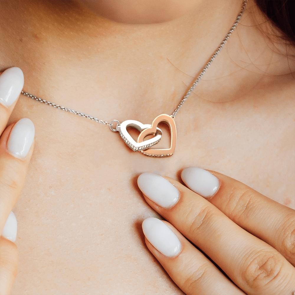 To My Soulmate |  Interlocking Hearts Necklace