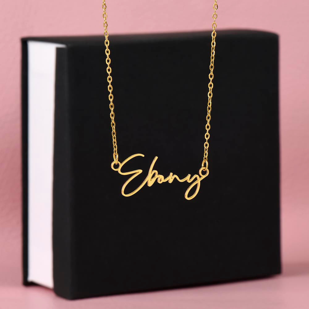 Personalized Name | Signature Necklace