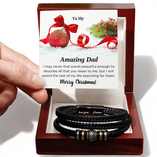 To My Amazing Dad | Love You Forever Bracelet