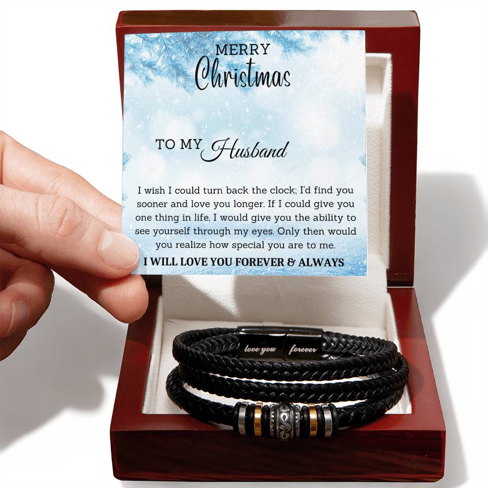To My Husband | Christmas Love You Forever Bracelet