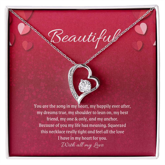 To My Girlfriend | Forever Love Necklace