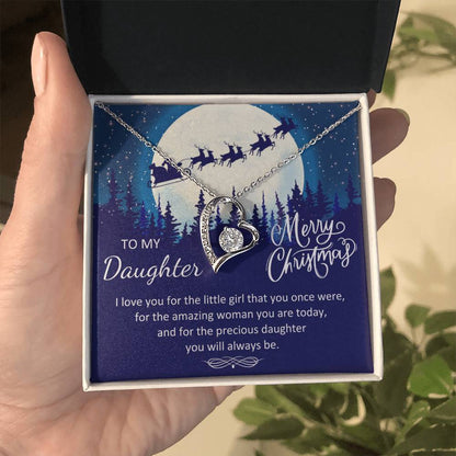 To My Daughter | Christmas Forever Love Necklace